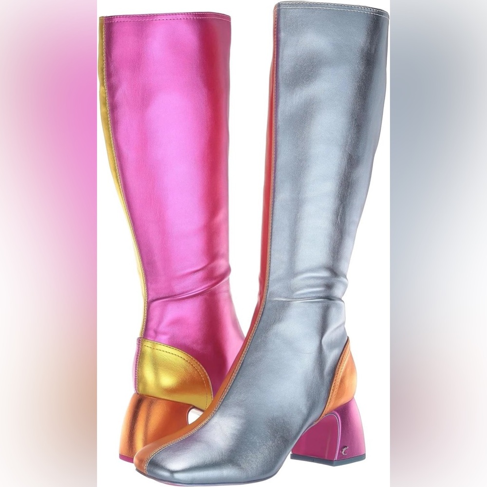 NWOB $140 Circus by Sam Edelman Olympia Color Block Tall Boots